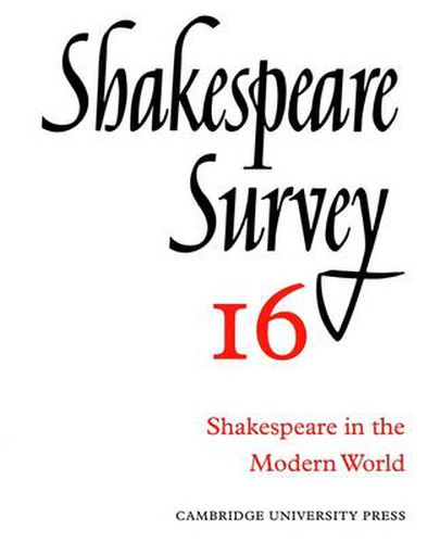 Cover image for Shakespeare Survey