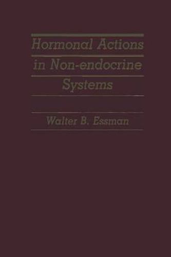 Cover image for Hormonal Actions in Non-endocrine Systems