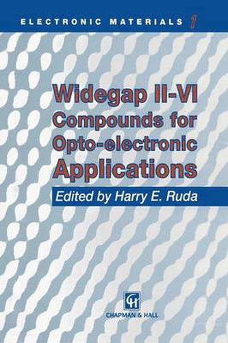 Cover image for Widegap II-VI Compounds for Opto-electronic Applications