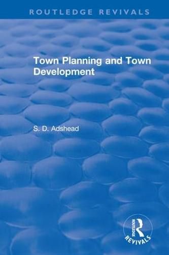 Cover image for Town Planning and Town Development