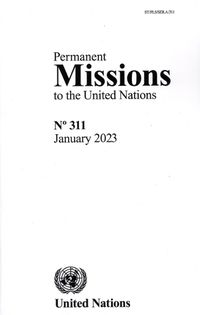 Cover image for Permanent Missions to the United Nations No311 Jan 2023