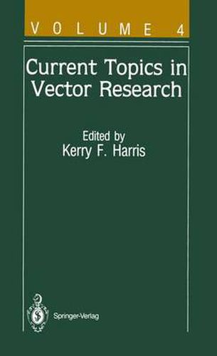 Cover image for Current Topics in Vector Research: Volume 4