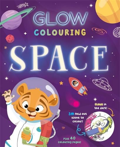 Cover image for Glow Colouring: Space