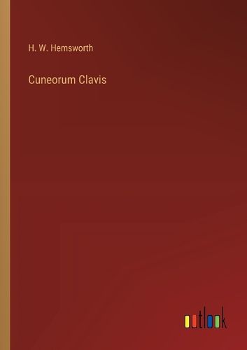 Cover image for Cuneorum Clavis