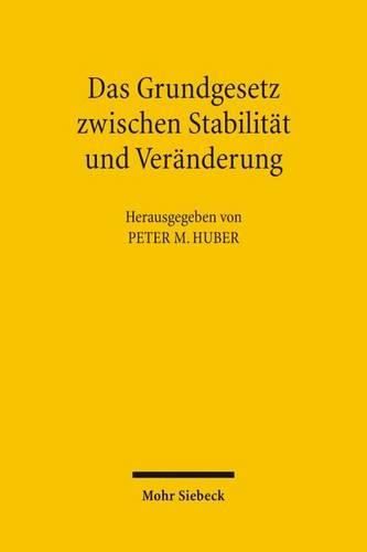 Cover image for Das Grundgesetz zwischen Stabilitat und Veranderung