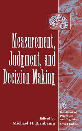 Cover image for Measurement, Judgment, and Decision Making