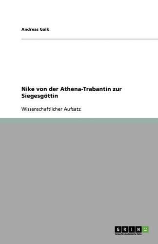 Cover image for Nike von der Athena-Trabantin zur Siegesgoettin