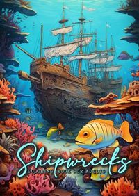 Cover image for Shipwrecks Coloring Book for Adults