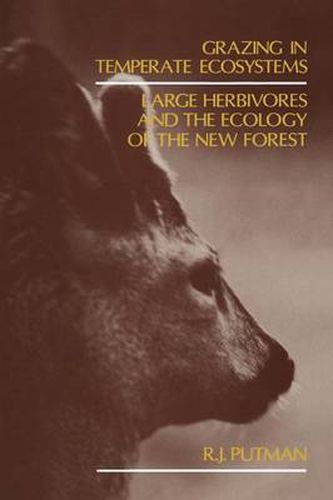 Cover image for Grazing in Temperate Ecosystems: Large Herbivores and the Ecology of the New Forest