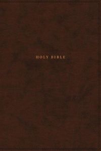 Cover image for NKJV, Reference Bible, Classic Verse-by-Verse, Center-Column, Leathersoft, Brown, Red Letter, Thumb Indexed, Comfort Print: Holy Bible, New King James Version