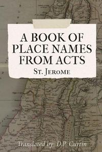 Cover image for A List of Placenames from 'Acts'