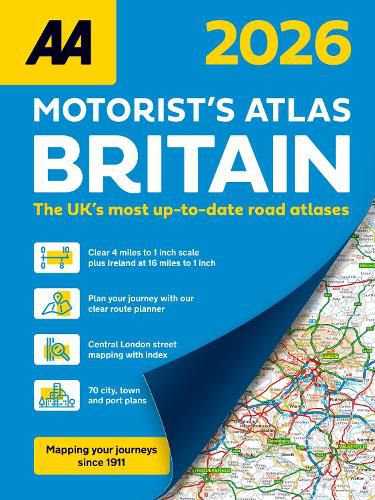 Cover image for AA Motorist's Atlas 2026 2026