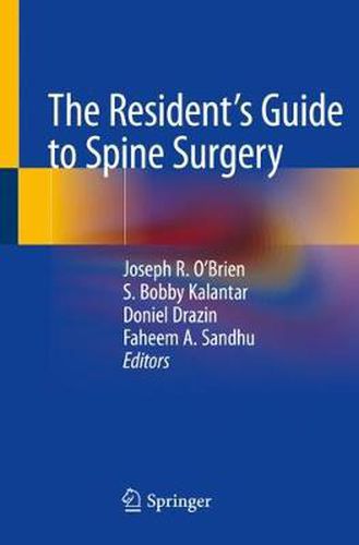 Cover image for The Resident's Guide to Spine Surgery