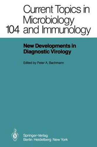 Cover image for New Developments in Diagnostic Virology