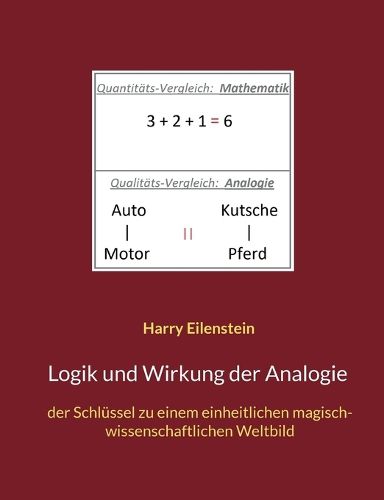 Cover image for Logik und Wirkung der Analogie: der Schlussel zu einem einheitlichen magisch-wissenschaftlichen Weltbild