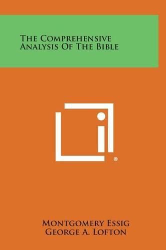 Cover image for The Comprehensive Analysis of the Bible