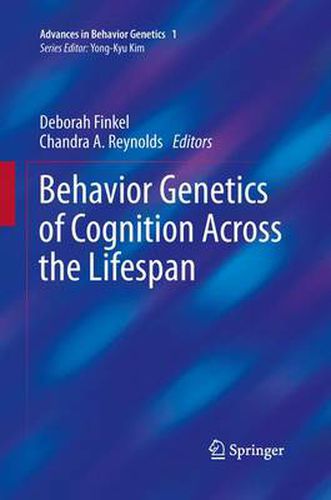 Cover image for Behavior Genetics of Cognition Across the Lifespan