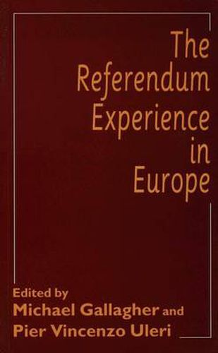 Cover image for The Referendum Experience in Europe