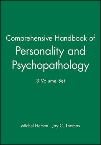 Comprehensive Handbook of Personality and Psychopathology