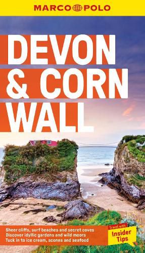 Cover image for Devon and Cornwall Marco Polo Pocket Travel Guide - with pull out map