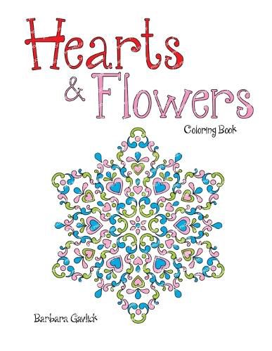 Cover image for Hearts & Flowers: Coloring Book