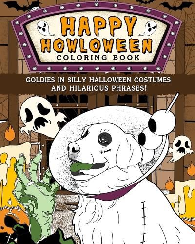 Cover image for Goldies Happy Howloween Coloring Book