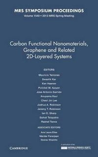Cover image for Carbon Functional Nanomaterials, Graphene and Related 2D-Layered Systems: Volume 1549