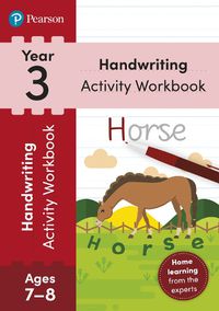 Cover image for Pearson Learn at Home Handwriting Activity Workbook Year 3