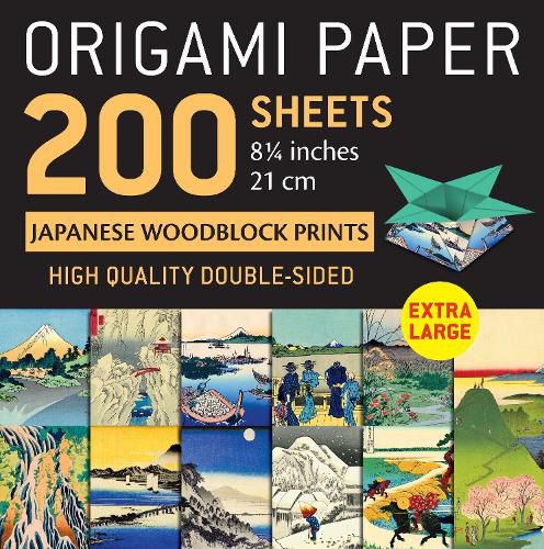 Cover image for Origami Paper Japanese Woodblock 200 Sheets