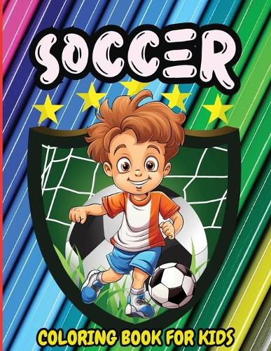 Cover image for Soccer Coloring Book for Kids