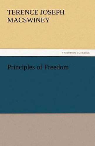 Cover image for Principles of Freedom