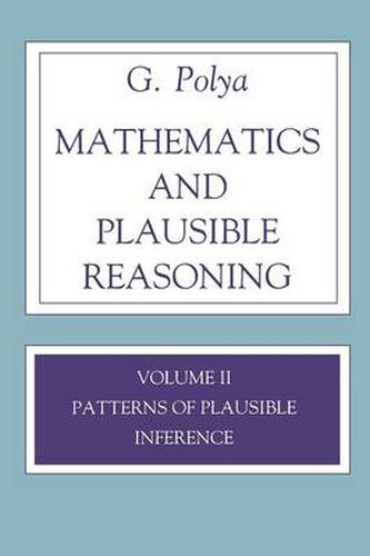 Cover image for Mathematics and Plausible Reasoning