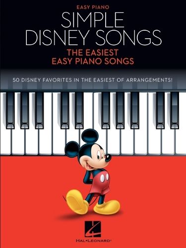 Cover image for Simple Disney Songs: The Easiest Easy Piano Songs