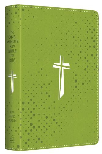 Cover image for The One-Minute KJV Bible for Kids [Neon Green Cross]