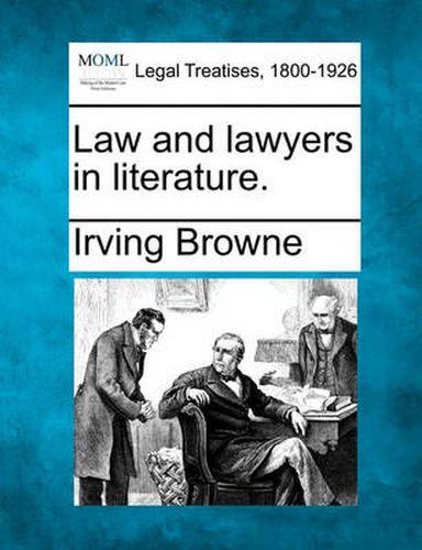 Cover image for Law and Lawyers in Literature.