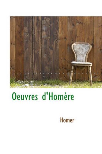 Cover image for Oeuvres D'Hom Re