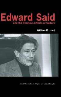 Cover image for Edward Said and the Religious Effects of Culture