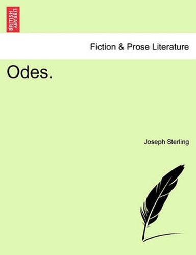 Cover image for Odes.