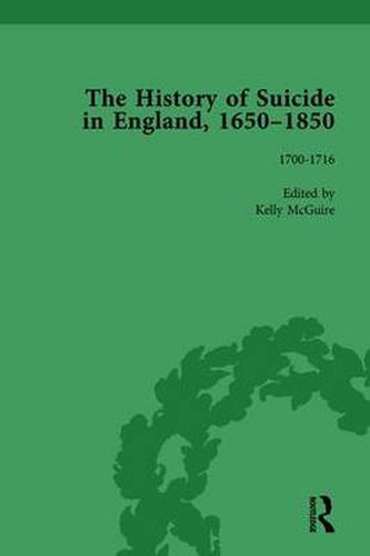 The History of Suicide in England, 1650-1850, Part I Vol 3