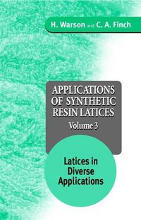 Cover image for Applications of Synthetic Resin Latices