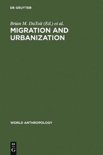 Cover image for Migration and Urbanization: Models and Adaptive Strategies