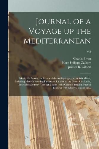 Cover image for Journal of a Voyage up the Mediterranean