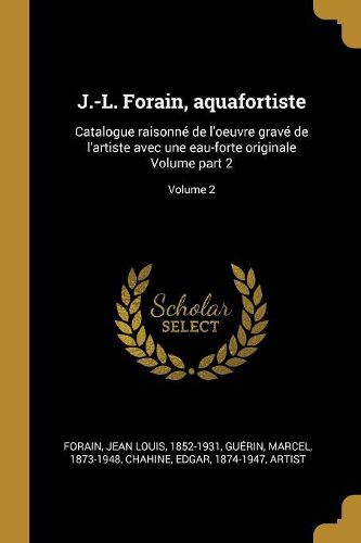 Cover image for J.-L. Forain, aquafortiste