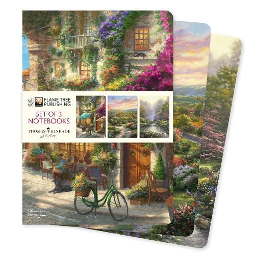 Cover image for Thomas Kinkade Set of 3 Standard Notebooks