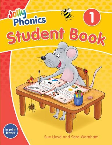 Cover image for Jolly Phonics Student Book 1: In Print Letters (American English edition)