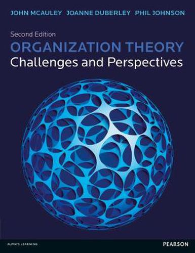 Cover image for Organization Theory: Challenges and Perspectives