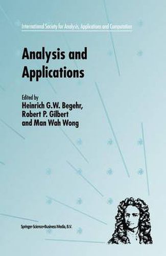 Cover image for Analysis and Applications - ISAAC 2001