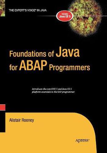 Cover image for Foundations of Java for ABAP Programmers