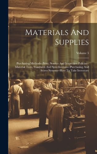 Cover image for Materials And Supplies