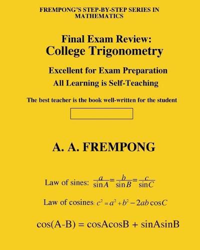 Cover image for Final Exam Review: College Trigonometry